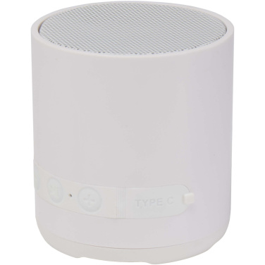 Logo trade promotional giveaways image of: Hunor 3W recycled plastic wireless speaker